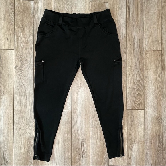 Soybu Gala Mid Rise-Black leggings - Picture 1 of 5
